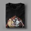 Herren Tazed Half Skeleton T-Shirt Baumwollkleidung Lustiges Kurzarm Rundhals T-Shirt Übergröße T-Shirt