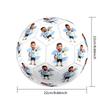 Farbenfrohes Messi-Logo-Design Größe 5 Fußball Maschinengenäht Indoor/Outdoor Training und Spiele für Fußballzubehör