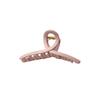 Korean Style Silicone Shark Clip Safe Straight Line Shaped Hair Claw Solid Color Shark Clip  Party