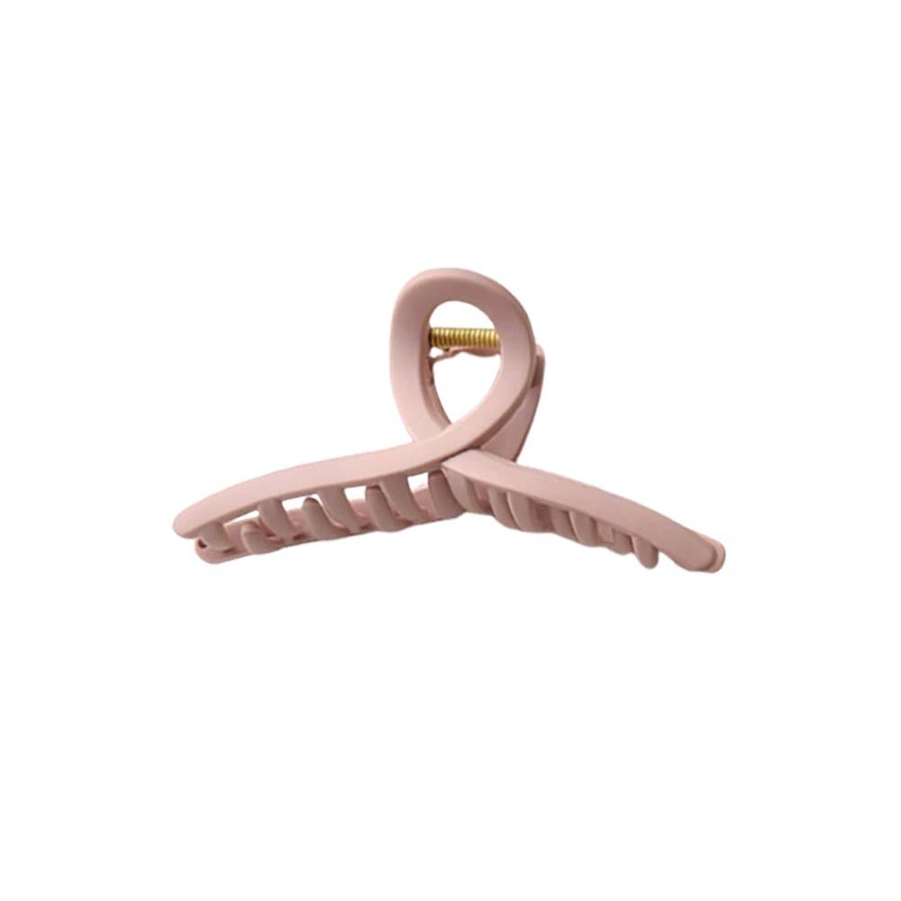 Korean Style Silicone Shark Clip Safe Straight Line Shaped Hair Claw Solid Color Shark Clip  Party
