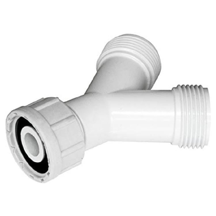 3 Ways Connector 3/4'' Y Splitter Connector Plastic Y-piece Duct Hose Connector
