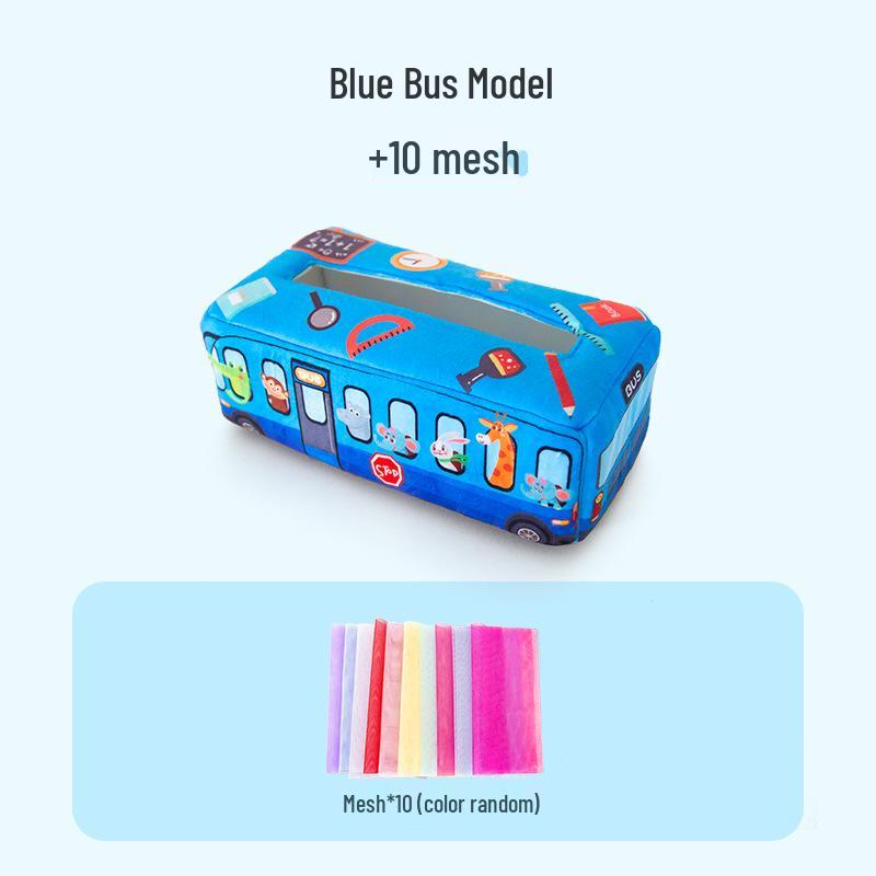 Infant Tear-Proof Tissue Box Toy for Finger Exercise and Simulation Learning