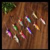 Shrimp 105Mm 12G Squid Jig Luminous Horizontal Slow Sinking Lure Webfoot Wood Shrimp Octopus Bait Squid Cuttlefish Fishing