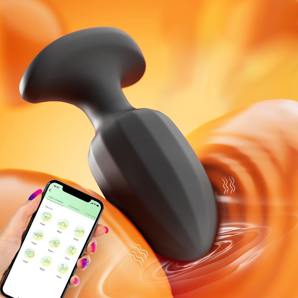 APP Remote Control Anal Vibrator Bluetooth Butt Plug Men Prostate Massager Female Masturbator Adult Sex Toys for Women Men Gay