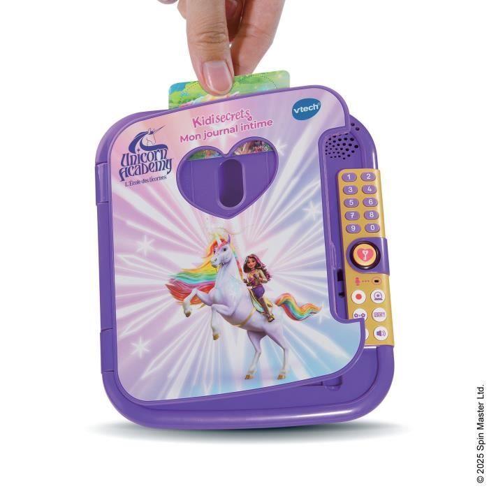 VTECH - L'ÉCOLE DES LICORNES - KIDISECRETS, MON JOURNAL INTIME - Violet
