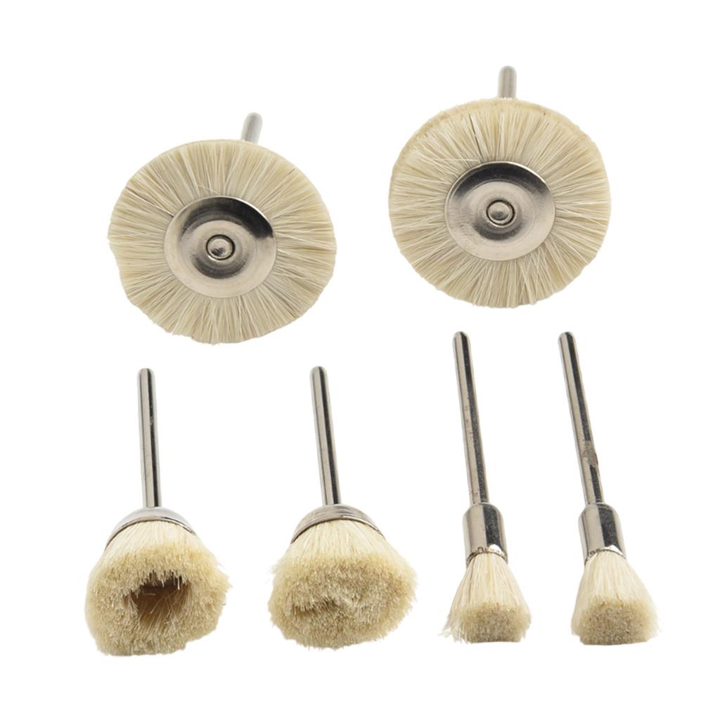 Cleaning Brushes Abrasive Cleaning Brush Cup Equipment For Engraver For Mechanical Grinder Wool 2.35mm 6PCS 6pcs
