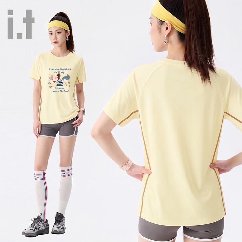 Fingercroxx IT Women s Stylish Ice Silk Quick-Dry Short Sleeve T-Shirt L