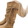 New Spot Tassel Coarse Heel Egyptian Knight Boots~ Tassel Coarse Heel Medium and High Boots British Western Cowboy Boots