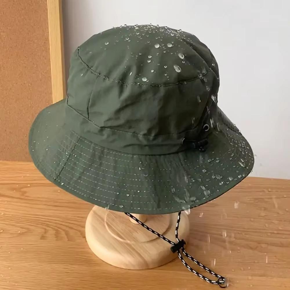 Waterproof fisherman hat can store summer thin quick drying sun hat, outdoor hiking sun protection basin hat