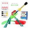 Children'S New Strange Feet On The Skyscraper Rocket Double Launch Flash Flying Skyscraper Casual Sports Toys