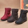 Botas cálidas de invierno para mujer, Botas de lluvia, zapatos impermeables para mujer, botas de nieve, zapatos de madre a la moda
