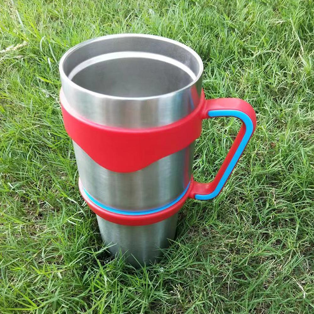 Bingba Cup Handle Stainless Steel Double Layered Cup Holder Insulation Cover Plastic Product Handle