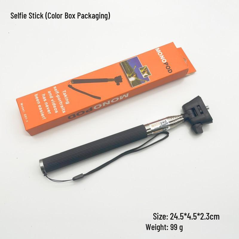 7-Section Stainless Steel Selfie Stick for GoPro & Sports Cameras