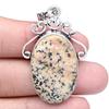 Pendant Hunny Dendritic Opal Gemstone Mother'Day Silver Jewelry 2"
