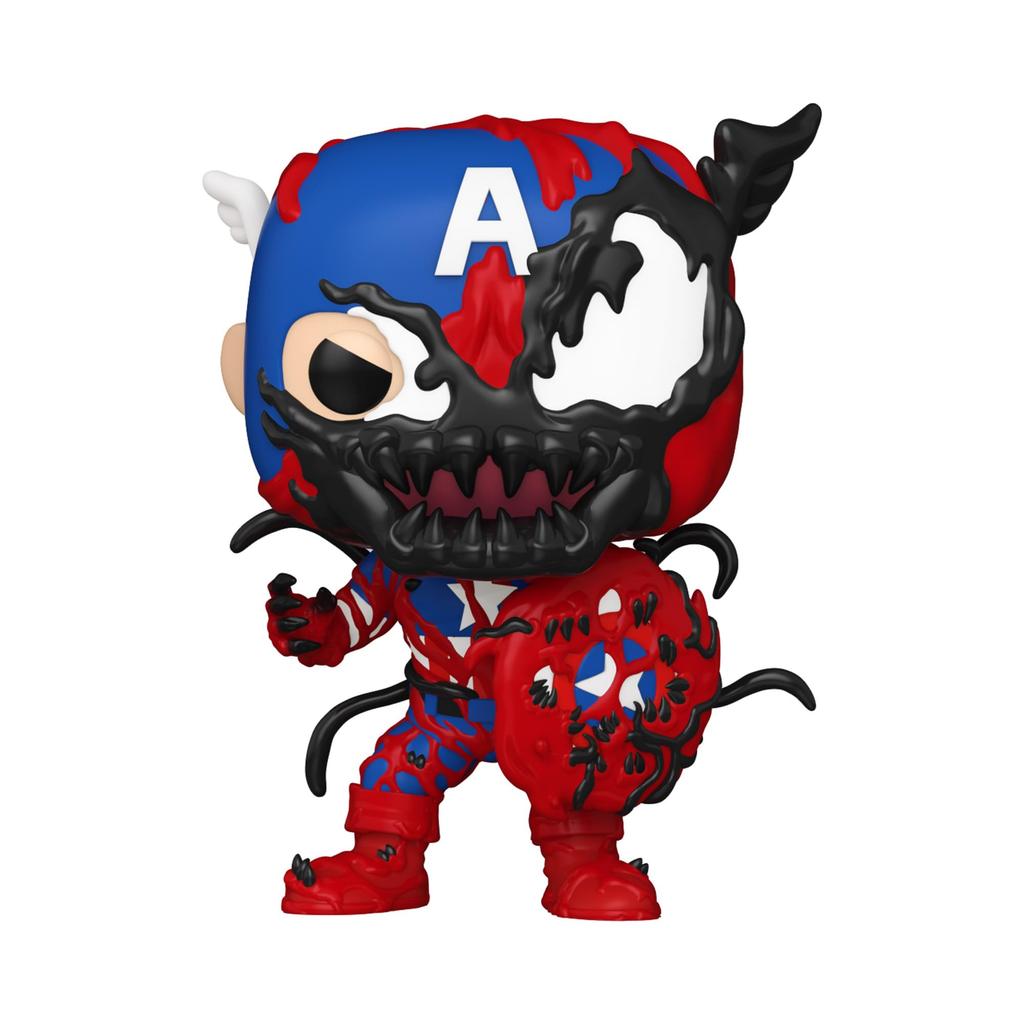 Marvel Carnage Captain America Figur Funko Carnageized Captain America Marvel Funko POP!