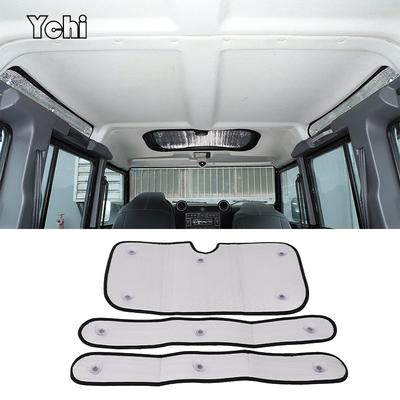 Voor Land Rover Defender 2004-2018 Aluminiumfolie Auto Zonnedak Zonnescherm Thermisch Gordijn Zonwering Zonnebrandcrème Auto Accessoires