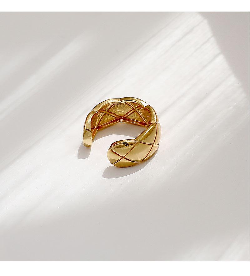 HYACINTH Korean Metal Scratch Index Finger Ring - Cold Style Fashion Temperament