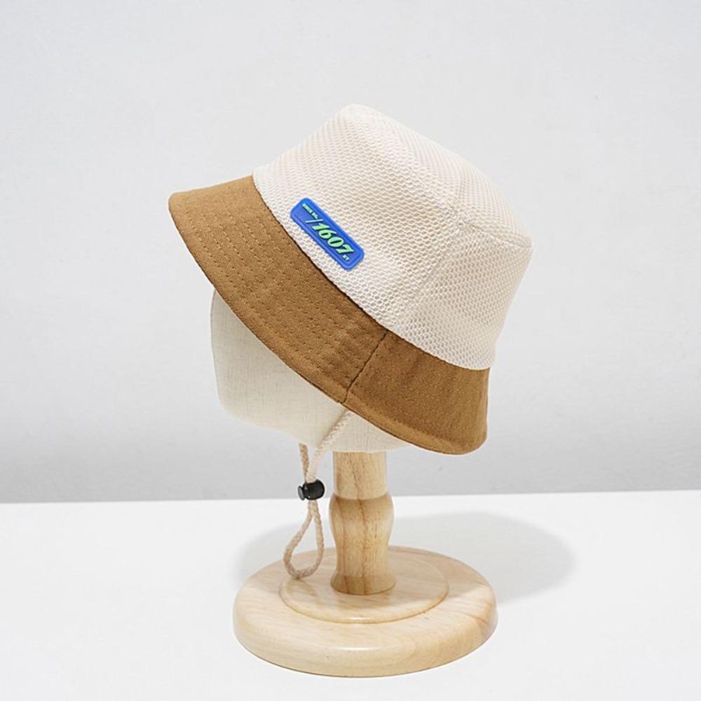 

Sun Protection Bucket Hat Breathable Basin Cap New Fisherman Hats Kids кофейный