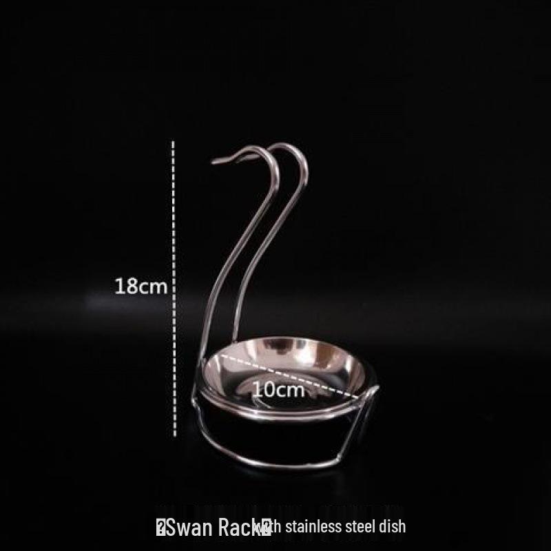 Stainless Steel Soup Ladle and Colander Holder Stand for Restaurants
