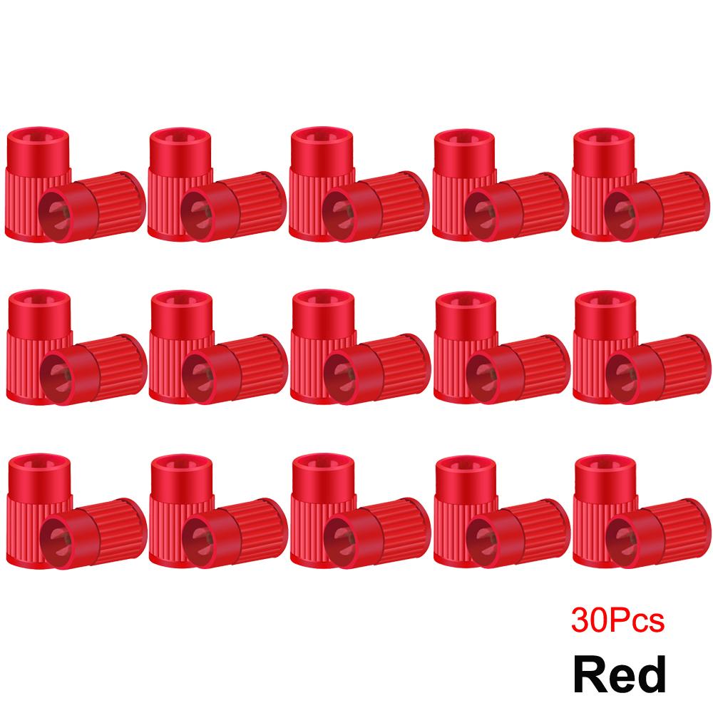 Plastic Tire Valve Caps Built-in Valve Core Remover Tool Universal Stem Covers for Cars Bike and Bicycle Trucks Motorcycles Valve Stems 1