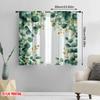 2pcs,2D Plane Printing Creative Curtains Eucalyptus Elegance Polyester Woven (without Rod) Versatile All Ldeal for Bedroom,