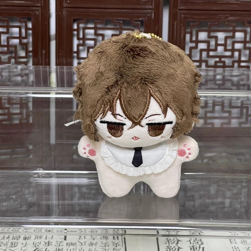 Bungou Stray Dogs Plush Toys Pendant Keychain Nakahara Chuuya Dazai Osamu Dostoevsk Edogawa Rampo Nakajima Atsushi Anime Plushie
