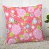 Pillowcase Flower Pattern Square  Christmas Zipper
