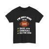 Camiseta de Futebol, Estou Aqui pelos Lanches Comerciais Show do Intervalo Camiseta Esportiva