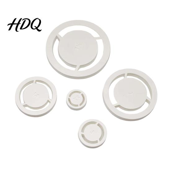 Ceramic Trimming Guide 5Pcs/Set Pottery Foot Ring Tools Clay Base Aligner Wheel Thrown Bowl Molder for Bowls And Mugs DIY Projects Tool