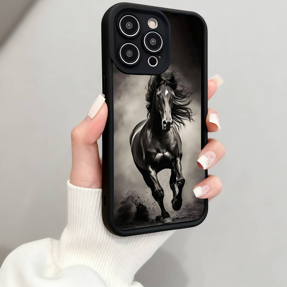 Horse TPU Phone Case For IPhone 17 16 15 14 13 12 11 Pro Plus Max Protection Cover