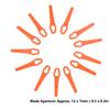 100Pcs Plastic Cutter Blades Lawn Mower Cutting Tools Replacement Garden Pruning Accessories