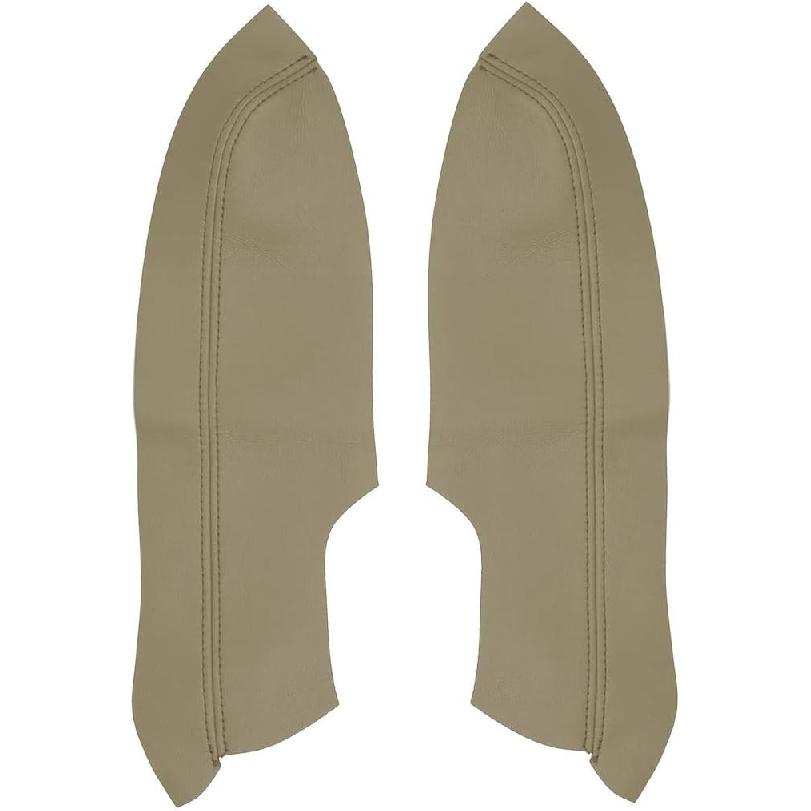 

Unifizz Pair Synthetic Leather Car Front Door Panels Armrest Cover Beige for Honda Civic 2006-2011 Sedan - Enhance Comfort and Style