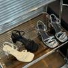 Fashion Designer Summer Thick High Heel Women Sandals Fashion Ladies Outdoor Party Dress Gladiator Sandalias