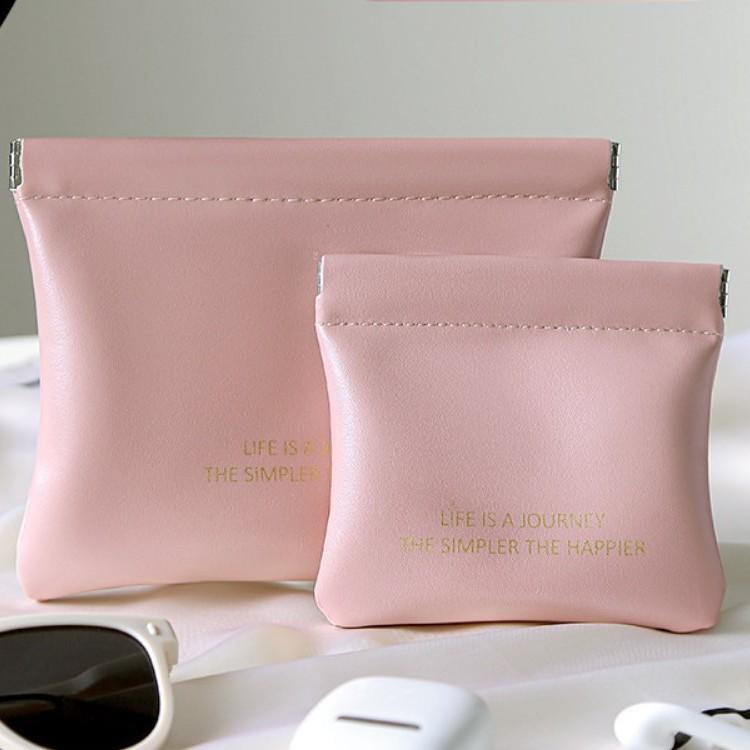 Portable Waterproof Snap Pouch for Makeup, Chargers, Earphones, and Straighteners