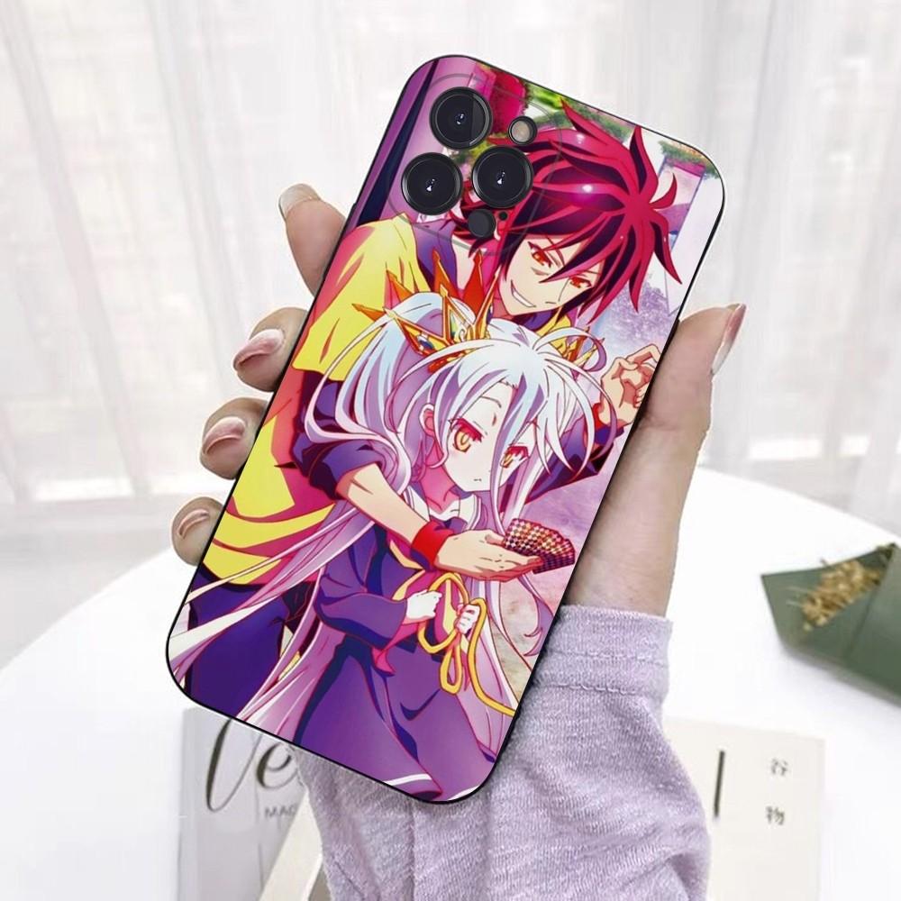 

Чехол для телефона Game NO life Anime для iPhone 6 7 8 Plus 11 12 13 14 Pro SE 2020 MAX Mini X XS XR Back Funda Cover iphone 14 pro