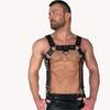 Hot Erotic Underwear BDSM Fetish Costume Men Gay Leather Harness Body Bondage Belt Strap Punk Rave Cock Cage Chastity Panties