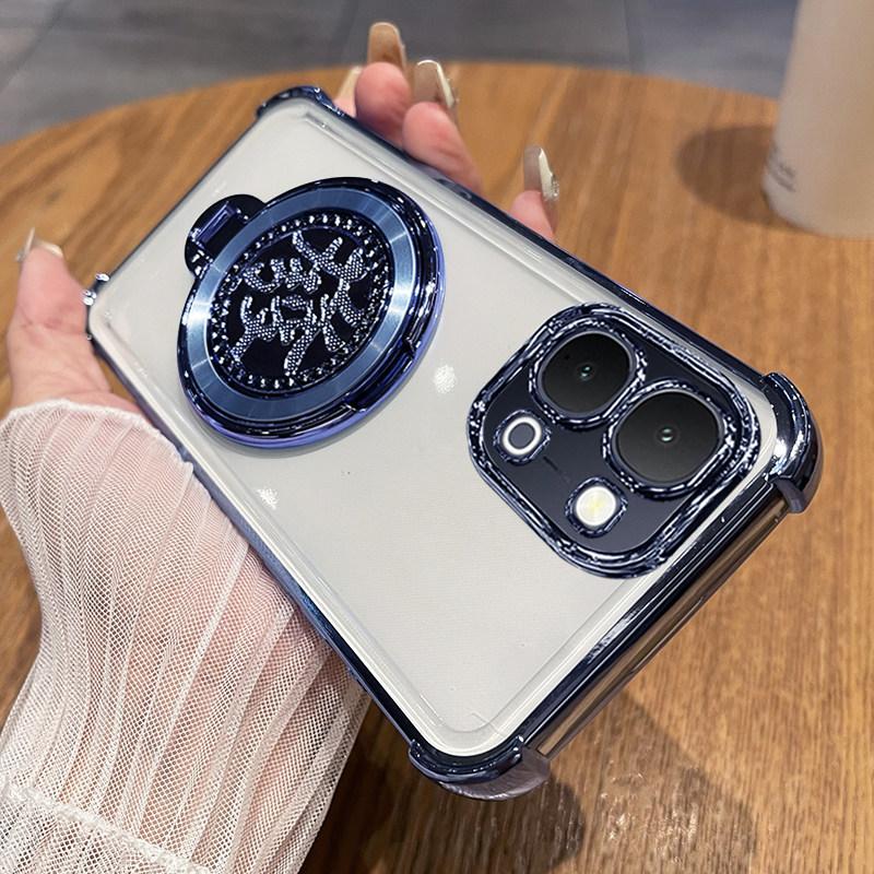 Applicable to vivoy500i mobile phone case vivo protection y500i silicone cover V2531A with lens film all-inclusive four corners