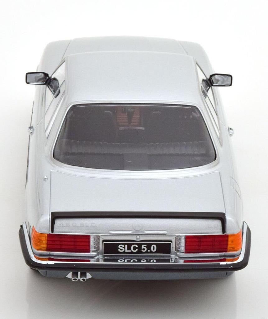 Scale 450 SLC C107 1980 Silver Diecast Car KK-Scale 1/18 Mercedes-Benz 5.0 (KKDC180793) [Used]