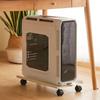 Adjustable Mobile CPU Stand with Wheels Ventilated PC Tower Holder Fits Most ATX Cases for Home Office Desk Use