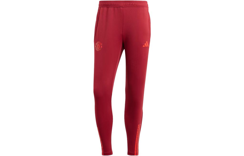 adidas Manchester United Tiro 23 Training Tracksuit Bottoms Knitted Sweatpants Men's Red IA7282