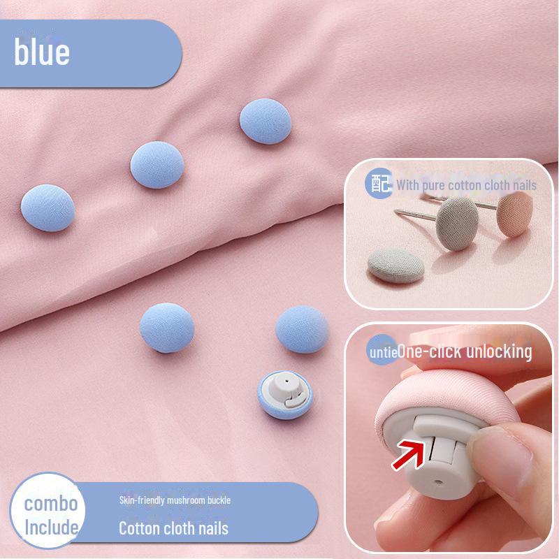 Quilt Fastener Nail: Anti-Slip Corner Buckle for Cotton Quilt Covers and Bed Sheets