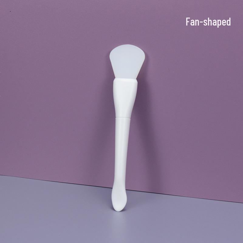 Doppelköpfiges Silikon-Maskenpinsel-Set: Fischschwanzlöffel zum Mischen, Auftragen, Auslöffeln und Entfernen von Schlammmasken