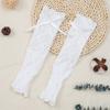 Delicate Girls Arm Sleeves White/Black Removable Anti UV Arm Cover Banquet Accessories Marriage Party Photography Tools