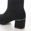 [Carino] [Rain-resistant] Pointed Flare Heel Boots