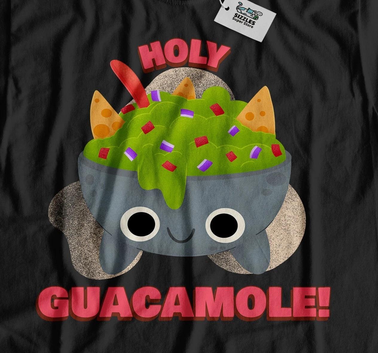 Holy Guacamole! Unisex Funny Mexican Nachos T-Shirt Mexican Guac Dip Gifts 2XL