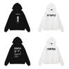 Unisex Oversized Hooded Sweatshirt With Graffiti Letter Print Cotton Winter Warm Streetwear
