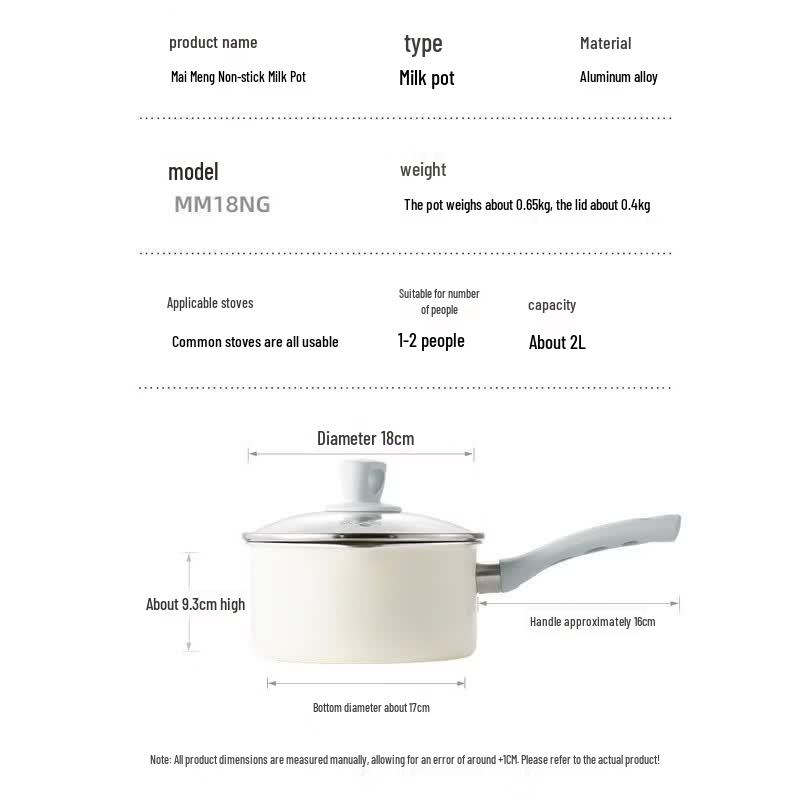 COOKER KING Non-stick Multi-purpose Milk Pot