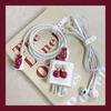 Cute cherry candy is suitable for Apple 18w20w fast charging charger protective case, charging head protective case soft case.