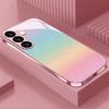 New Sparkle Powder Pattern PhoneCase Glass PhoneCase for Samsung Galaxy S26 S25 S24 S23 S22 S21 FE Ultra Plus Girls' Version