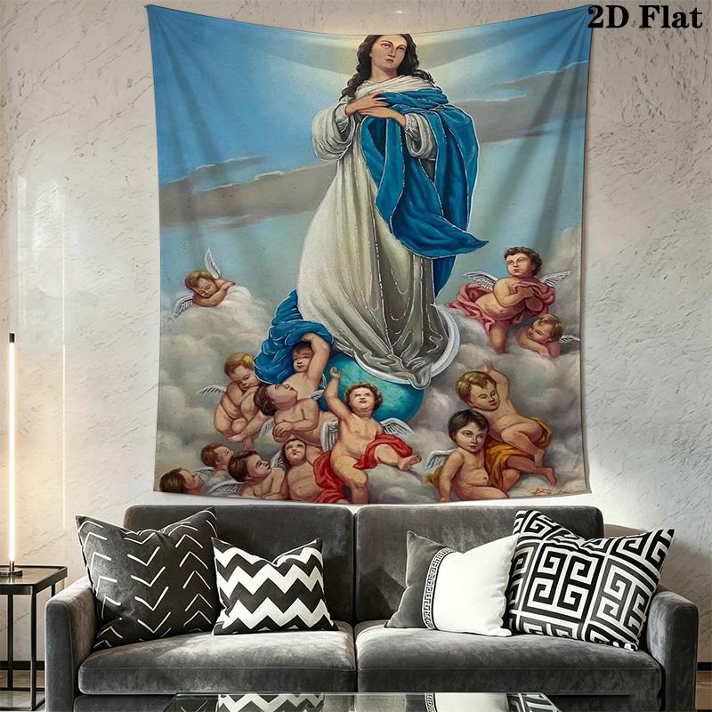Virgin Mary Pattern Home Decor Tapestry, Wall Hanging, Decorative RV Wall Cloth.SGT0917477